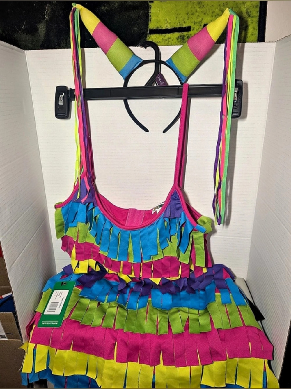 Tipsy Elves Sexy Piñata Costume Set Color Block Size Large
